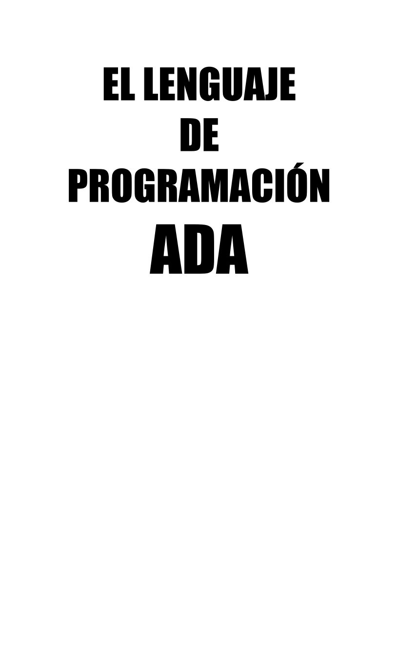 Imágen de pdf El lenguage de programacion ADA